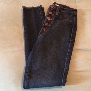 Fashion Nova Size 0 Dark Denim Classic Skinny Jean